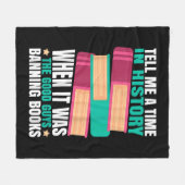 Banned Books Quote Fleece Deken (Voorkant (Horizontaal))
