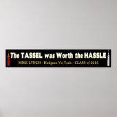 Banner (10 x 60 inch) Afstuderen - The Tassel/Hass Poster (Voorkant)