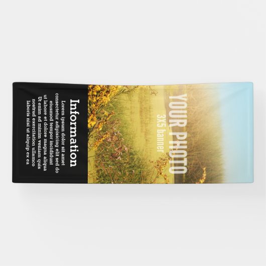 Banner 2,5x8 Verticaal Afbeelding en Sjabloon teks (Horizontaal)