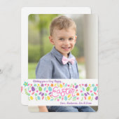 Banner 2 van Pasen de Kaart van de Vakantie van de (Voorkant / Achterkant)