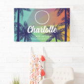 Banner Afstuderen tropische palmboom (Insitu)