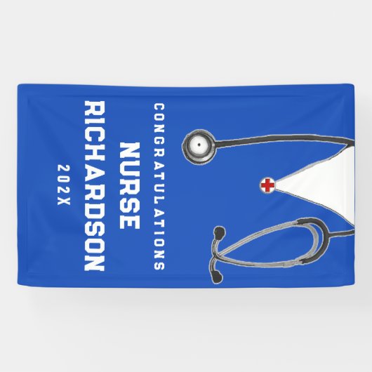 Banner Afstuderen van verpleegschool (Horizontaal)