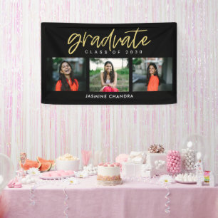 Banner Afstuderen voor Cool EDITABLE-KLEUR