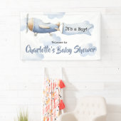 Banner Baby shower vliegtuig (Insitu)