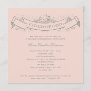 banner Baptism/Christening Uitnodiging