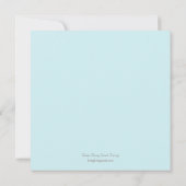 banner Baptism/Christening Uitnodiging (Achterkant)