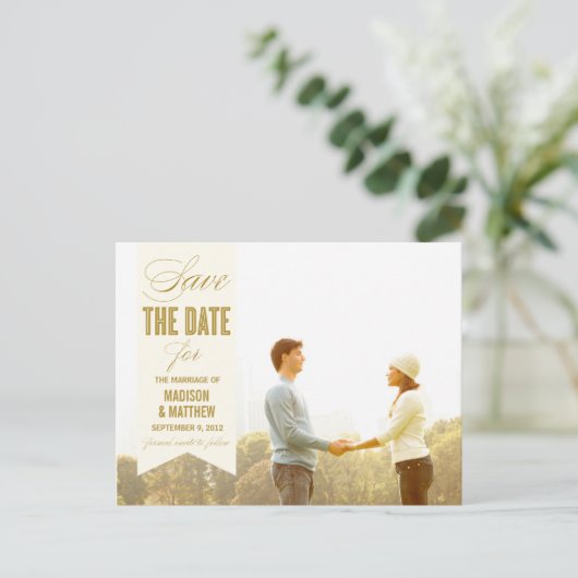  BANNER | BEWAREN VAN DE DATUM VAN AANKONDIGING (Staand voorkant)