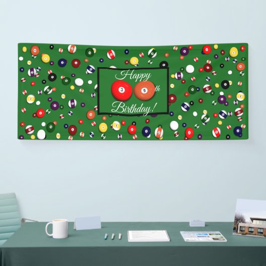 Banner - Billiards - 35e feestdag (Beurs)