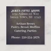 Banner Chalk Design Visitekaartje (Achterkant)