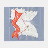 Banner Dove Fleece Deken (Voorkant (Horizontaal))