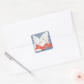 Banner Dove Vierkante Sticker (Envelop)