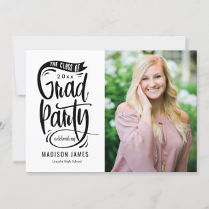 Banner EDITABLE COLOR Afstuderen Invitation Aankondiging