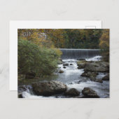 Banner Elk, NC Waterfall Briefkaart (Voorkant / Achterkant)