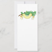 Banner en tak van groene eekbladeren (Voorkant)