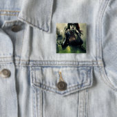 Banner: Grundy, Harley, Batman Vierkante Button 5,1 Cm (In situ)