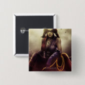 Banner: Harley Vierkante Button 5,1 Cm (Voorkant /achterkant)