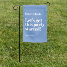 Banner House Flag voor buitenste bruiloft Tuinvlag