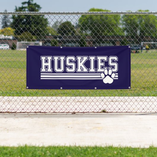 Banner-Huskies voor buiten Spandoek (Insitu)