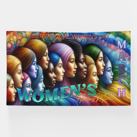Banner Internationale Vrouwendag (Horizontaal)