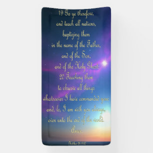 Banner - Matthew 28:19-20