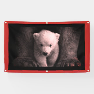 BANNER MET BEREN WELP