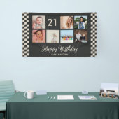 Banner met fotocollage voor 21e verpartij (Beurs)