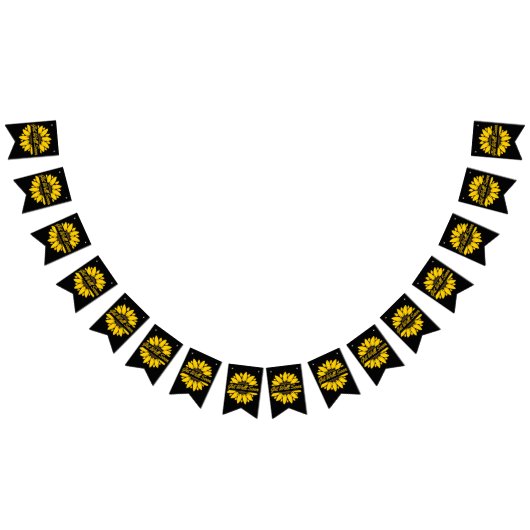 Banner met Zonnebloem Beterschap (Alle)