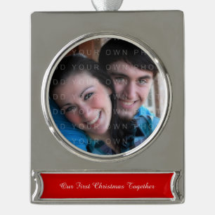 Banner Ornament QC-Sjabloon Verzilverd Banner Ornament