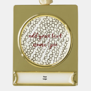 Banner Ornament Verguld Banner Ornament