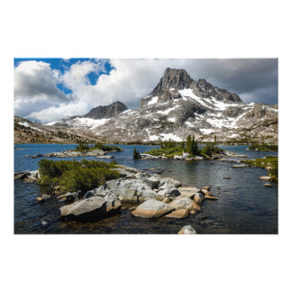Banner Peak and Thousand Island Lake Foto Afdruk