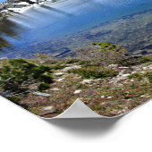 Banner Peak en het bergmeer - Sierra Nevada Poster (Hoek)