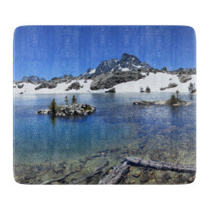 Banner Peak en het bergmeer - Sierra Nevada Snijplank