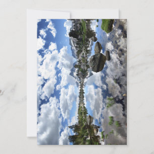 Banner Peak nabij Island Pass - John Muir Trail Feestdagenkaart