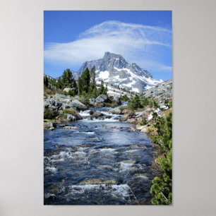 Banner Peak uit Thousand Island - Sierra Nevada Poster