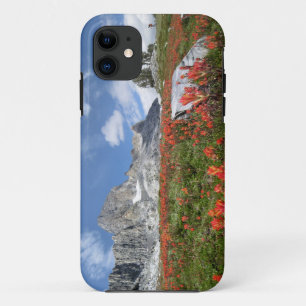 Banner Peak Wildbloemen - Ansel Adams Wilderness iPhone 11 Hoesje