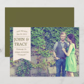 Banner Photo Save the Date Card (Voorkant / Achterkant)