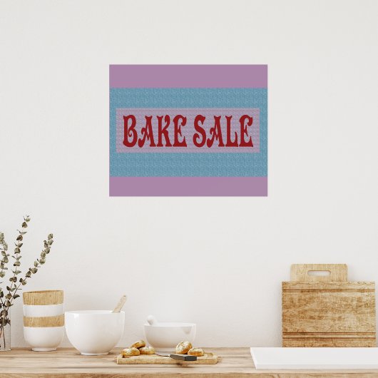 BANNER POSTER DE VENTE DE BAKE (Cuisine)
