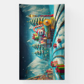 Banner Santa Noordpool Express Kerstavond (Verticaal)