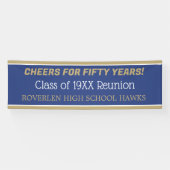 Banner van 8 ft. Bewerk het jaar! Klasse reunion B (Horizontaal)