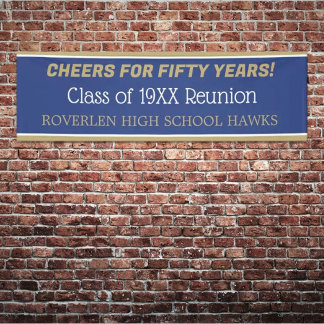 Banner van 8 ft. Bewerk het jaar! Klasse reunion B