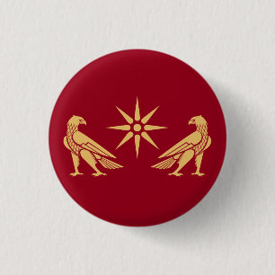 Banner van Artaxiad-dynastie (Armenië) Ronde Button 3,2 Cm