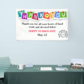 Banner van de dag van de Fijne Verpleger van het B (Beurs)