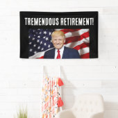 BANNER VAN DE DONALD TRUMP PARTY (Insitu)