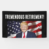 BANNER VAN DE DONALD TRUMP PARTY (Horizontaal)