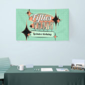 Banner van de Fifties-partij van de Midden-eeuw (Beurs)