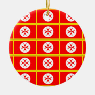 Banner van de marine van Toscane Medici Keramisch Ornament