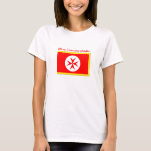 Banner van de marine van Toscane Medici T-shirt