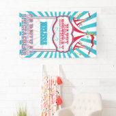  banner van de Rode en Blauwgroen Carnavalpartij (Insitu)