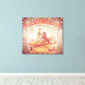 Banner van de Southend-on-Zee tak van de Nation Canvas Afdruk (Insitu (Houten vloer))