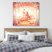 Banner van de Southend-on-Zee tak van de Nation Canvas Afdruk (Insitu (Slaapkamer))